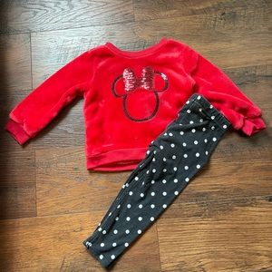 2 piece outfit Minnie Mouse